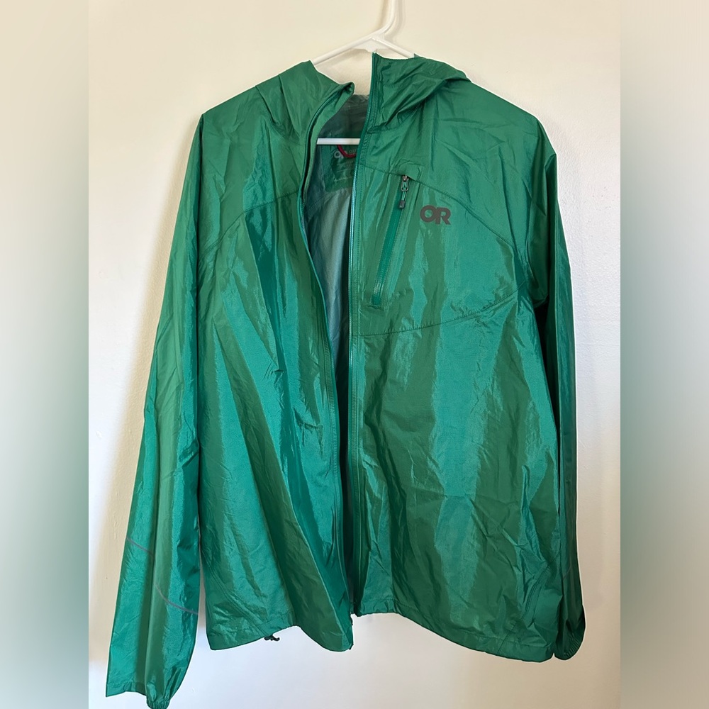 Outdoor research jacket windbreaker water resistant